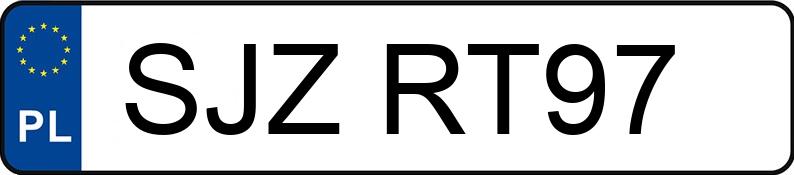 Numer rejestracyjny SJZ RT97 posiada BMW X3 Diesel MR`22 E6d G01 xDrive20d - SJZRT97