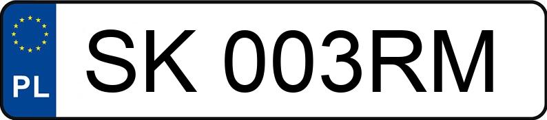 Numer rejestracyjny SK 003RM posiada LANCIA YPSILON - SK003RM Numer rejestracyjny SK 003RM posiada LANCIA YPSILON - SK003RM