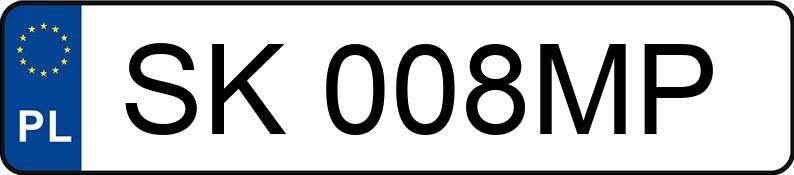 Numer rejestracyjny SK 008MP posiada FORD RANGER 2AB - SK008MP