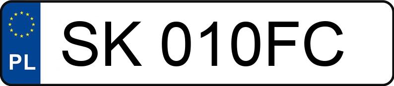 Numer rejestracyjny SK 010FC posiada FORD Focus 1.6 MR`05 E4 FX - SK010FC