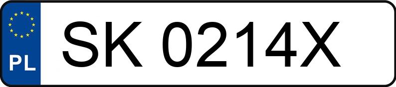 Numer rejestracyjny SK 0214X posiada SKODA FELICIA - SK0214X