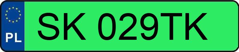 Numer rejestracyjny SK 029TK posiada MINI COOPER SE - SK029TK Numer rejestracyjny SK 029TK posiada MINI COOPER SE - SK029TK