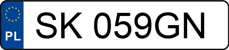 Numer rejestracyjny SK 059GN posiada SKODA FABIA - SK059GN
