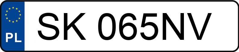 Numer rejestracyjny SK 065NV posiada FIAT FIORINO 225 - SK065NV