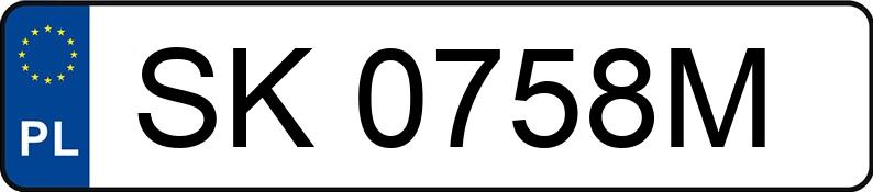 Numer rejestracyjny SK 0758M posiada PEUGEOT 405 - SK0758M Numer rejestracyjny SK 0758M posiada PEUGEOT 405 - SK0758M