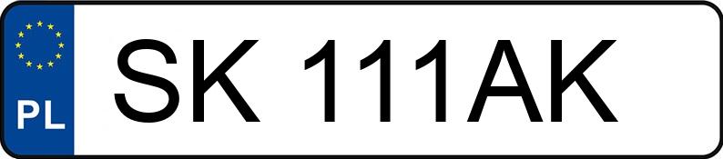 Numer rejestracyjny SK 111AK posiada MERCEDES-BENZ S 500 - SK111AK Numer rejestracyjny SK 111AK posiada MERCEDES-BENZ S 500 - SK111AK