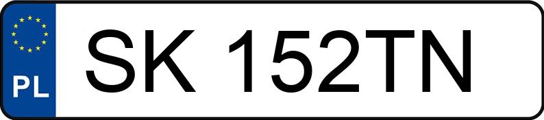 Numer rejestracyjny SK 152TN posiada BMW 520D XDRIVE - SK152TN