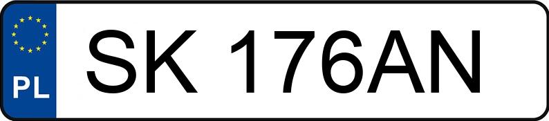 Numer rejestracyjny SK 176AN posiada BMW 330 - SK176AN