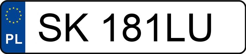 Numer rejestracyjny SK 181LU posiada AUDI A4 - SK181LU Numer rejestracyjny SK 181LU posiada AUDI A4 - SK181LU