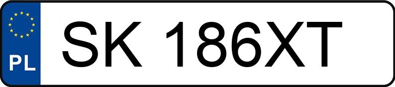 Numer rejestracyjny SK 186XT posiada AUDI A3 - SK186XT Numer rejestracyjny SK 186XT posiada AUDI A3 - SK186XT