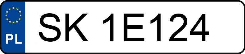 Numer rejestracyjny SK 1E124 posiada KIA XCEED - SK1E124