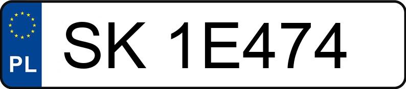 Numer rejestracyjny SK 1E474 posiada BMW 520 Diesel MR`21 E6c/d G30 xDrive Steptronic - SK1E474