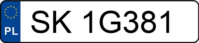 Numer rejestracyjny SK 1G381 posiada TOYOTA Corolla 1.2 Turbo MR`19 E6 Active - SK1G381