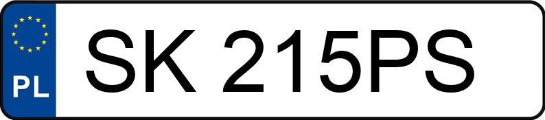 Numer rejestracyjny SK 215PS posiada RENAULT TRAFIC - SK215PS