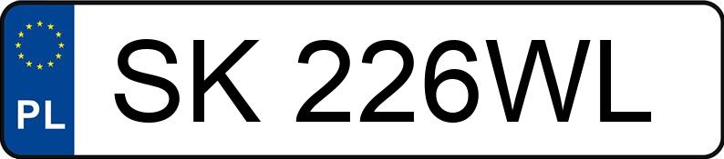 Numer rejestracyjny SK 226WL posiada FIAT FIORINO - SK226WL