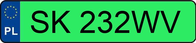 Numer rejestracyjny SK 232WV posiada PEUGEOT e-208 MR`20 Active 50kWh Aut. - SK232WV