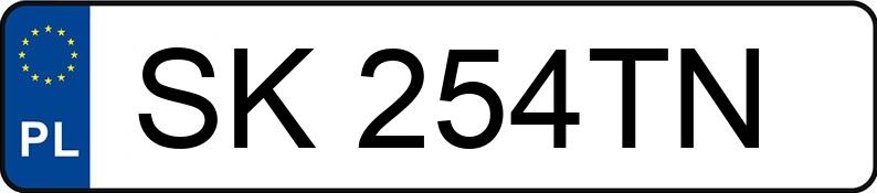 Numer rejestracyjny SK 254TN posiada DS DS 7 CROSSBACK - SK254TN