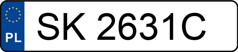 Numer rejestracyjny SK 2631C posiada CITROEN Saxo 1.4 Kat. MR`00 SX - SK2631C