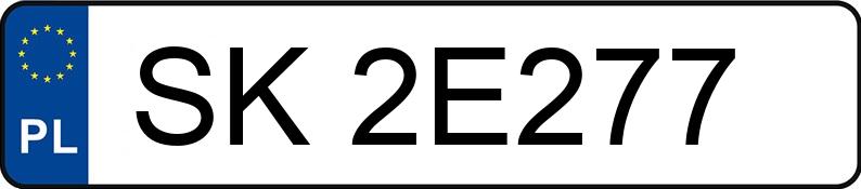 Numer rejestracyjny SK 2E277 posiada BMW 320 Touring Diesel MR`12 E5 F31 320 Touring Diesel MR`12 E5 F31 - SK2E277