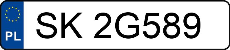 Numer rejestracyjny SK 2G589 posiada SKODA KAMIQ - SK2G589