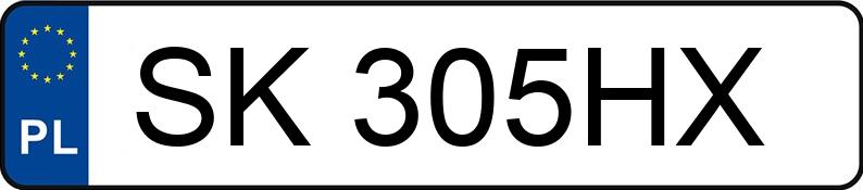 Numer rejestracyjny SK 305HX posiada VOLVO V70 - SK305HX Numer rejestracyjny SK 305HX posiada VOLVO V70 - SK305HX