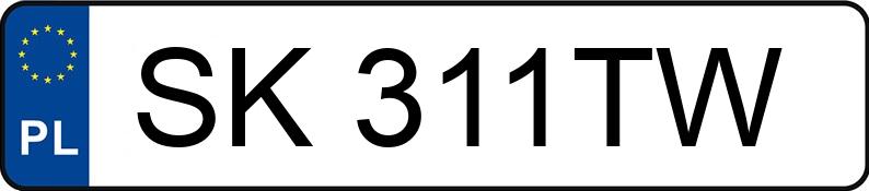 Numer rejestracyjny SK 311TW posiada BMW 535i MR`10 E5 F10 535i MR`10 E5 F10 - SK311TW