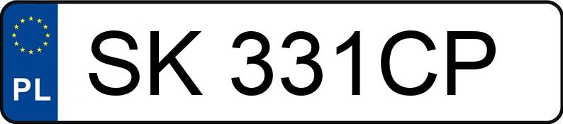 Numer rejestracyjny SK 331CP posiada BMW 320 2.0 D - SK331CP