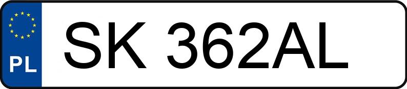 Numer rejestracyjny SK 362AL posiada BMW 528I - SK362AL Numer rejestracyjny SK 362AL posiada BMW 528I - SK362AL