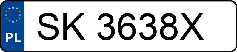 Numer rejestracyjny SK 3638X posiada OPEL Meriva MR`10 E5 Cosmo - SK3638X Numer rejestracyjny SK 3638X posiada OPEL Meriva MR`10 E5 Cosmo - SK3638X