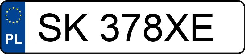 Numer rejestracyjny SK 378XE posiada SUZUKI GRAND VITARA - SK378XE