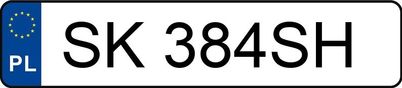 Numer rejestracyjny SK 384SH posiada FORD Mondeo 2.2 TDCi MR`04 E3 Trend - SK384SH