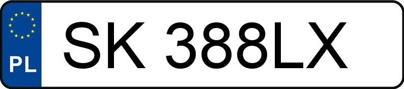 Numer rejestracyjny SK 388LX posiada MAZDA 6 - 2.0 MR`08 E4 Exclusive - SK388LX