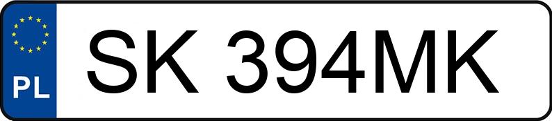 Numer rejestracyjny SK394MK posiada BMW 330i Touring Kat. MR`98 E46 330i Touring Kat. MR`98 E46