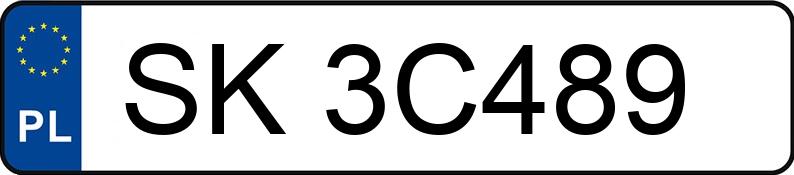 Numer rejestracyjny SK 3C489 posiada FIAT TIPO - SK3C489