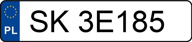 Numer rejestracyjny SK 3E185 posiada HYUNDAI i30 1.0 MR`20 E6 Smart - SK3E185