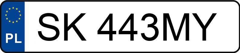 Numer rejestracyjny SK 443MY posiada BMW X4 XDRIVE20D - SK443MY Numer rejestracyjny SK 443MY posiada BMW X4 XDRIVE20D - SK443MY