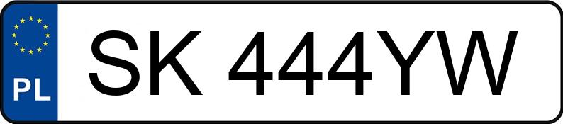 Numer rejestracyjny SK 444YW posiada FERRARI 488 E6 GTB F1 - SK444YW