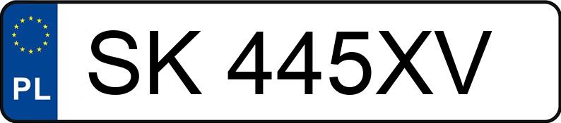 Numer rejestracyjny SK 445XV posiada PEUGEOT 3008 HDI MR`14 E5 Active 115 - SK445XV