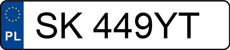 Numer rejestracyjny SK 449YT posiada AUDI A1 - SK449YT