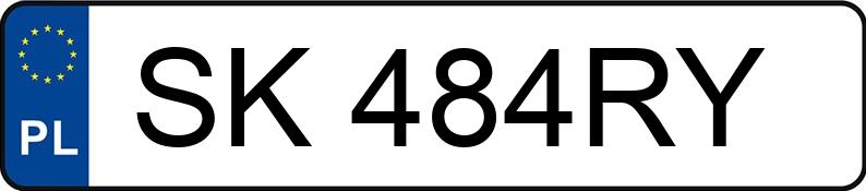 Numer rejestracyjny SK 484RY posiada TOYOTA AURIS - SK484RY Numer rejestracyjny SK 484RY posiada TOYOTA AURIS - SK484RY