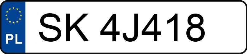 Numer rejestracyjny SK 4J418 posiada AUDI A6 - SK4J418 Numer rejestracyjny SK 4J418 posiada AUDI A6 - SK4J418