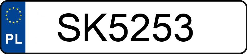 Numer rejestracyjny SK 5253 posiada KAWASAKI Sportowe od 600 ZZR 1200 - SK5253