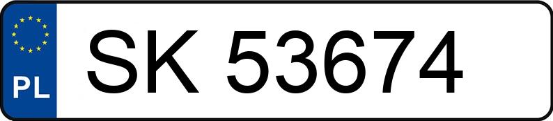 Numer rejestracyjny SK 53674 posiada FSM 126p FL 650 - SK53674