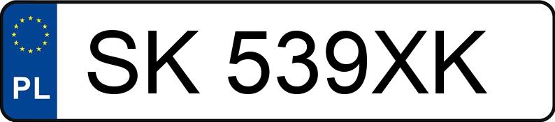 Numer rejestracyjny SK 539XK posiada LEXUS RX 300t 2.0 MR`20 E6d Pure - SK539XK