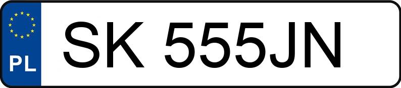 Numer rejestracyjny SK 555JN posiada MERCEDES-BENZ G 500 - SK555JN