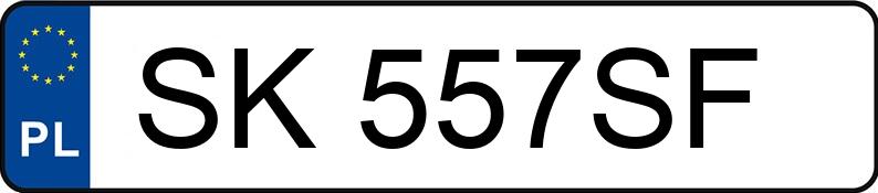 Numer rejestracyjny SK 557SF posiada VOLKSWAGEN Golf IV 1.6 MR`97 Comfortline - SK557SF