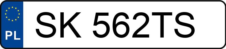 Numer rejestracyjny SK 562TS posiada BMW 320i MR`19 E6d G20 Luxury Line Steptronic - SK562TS