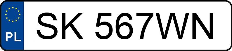 Numer rejestracyjny SK 567WN posiada BMW 750LD XDRIVE - SK567WN Numer rejestracyjny SK 567WN posiada BMW 750LD XDRIVE - SK567WN