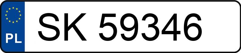 Numer rejestracyjny SK 59346 posiada FORD Focus 1.8 TDCi MR`02 E3 Ghia - SK59346