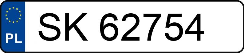 Numer rejestracyjny SK 62754 posiada RENAULT Thalia 1.5 DCI MR`00 E3 Expression - SK62754